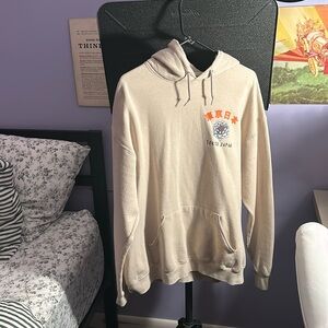 Tan colored Tokyo Japan hoodie